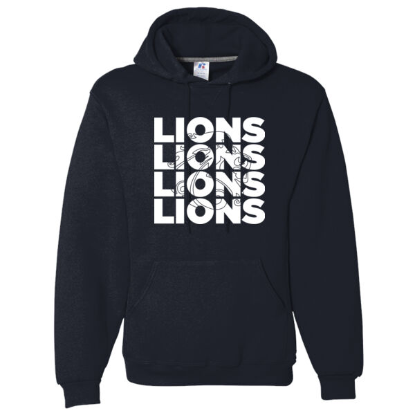 Russell Athletic Dri Power Hooded Sweatshirt - Printed Logo Thumbnail