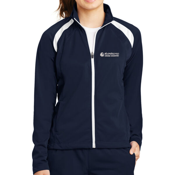Sport-Tek Ladies Tricot Track Jacket - Embroidered Logo Thumbnail