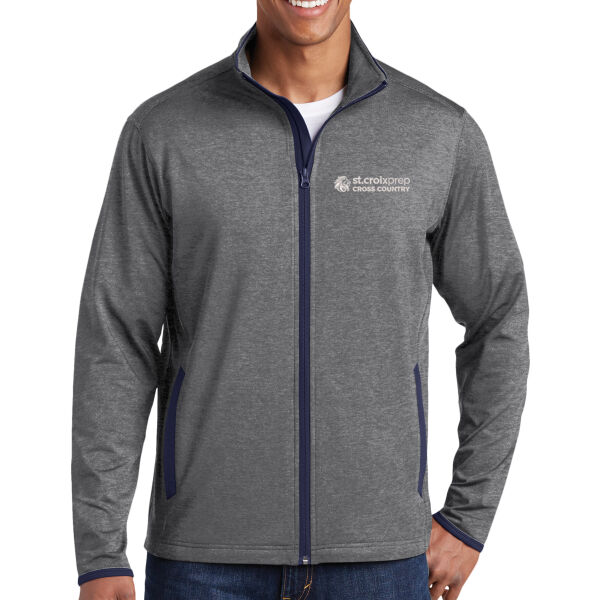 Sport-Tek Sport-Wick Stretch Contrast Full Zip Jacket - Embroidered Logo Thumbnail