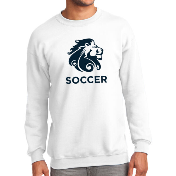 Port & Company Essential Fleece Crewneck Sweatshirt - Printed Logo Thumbnail