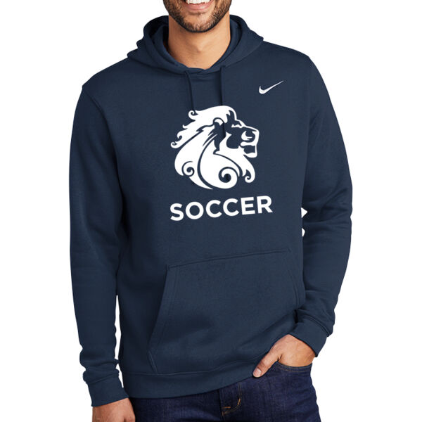 Nike Club Fleece Pullover Hoodie - Printed Logo Thumbnail