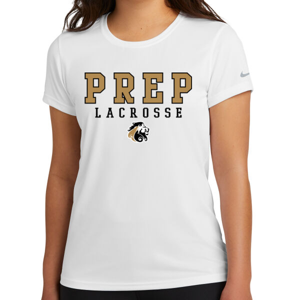 Nike Ladies Swoosh Sleeve rLegend Tee - Printed Logo Thumbnail