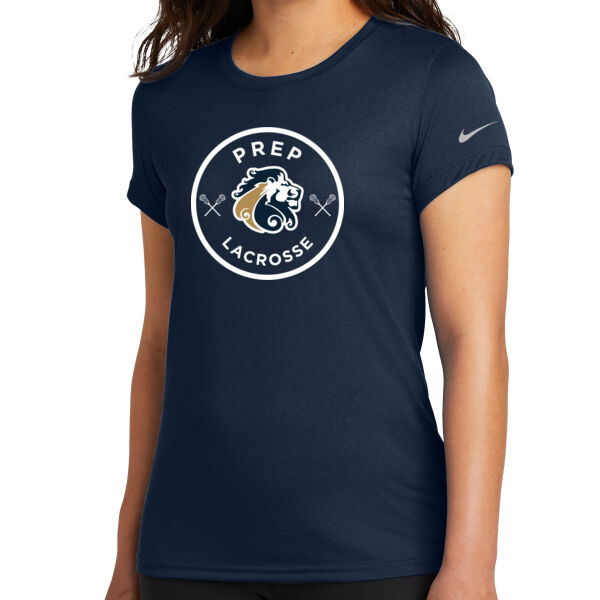 Nike Ladies Swoosh Sleeve rLegend Tee - Printed Logo Thumbnail