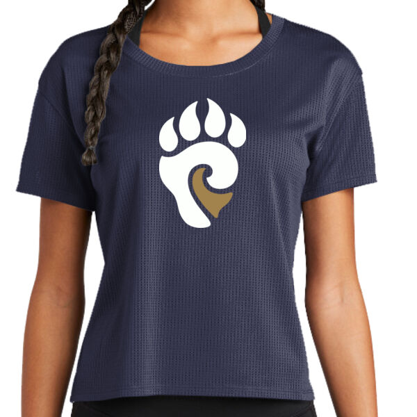 Sport-Tek Ladies PosiCharge Draft Crop Tee - Printed Logos Thumbnail