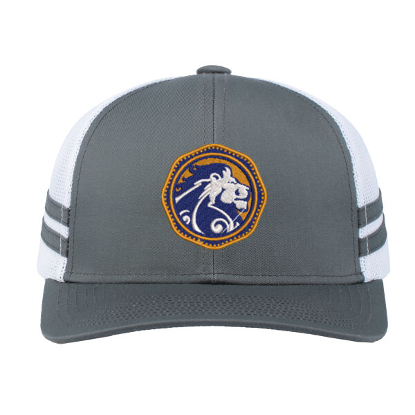 Pacific Headwear - Low Profile Stripe Trucker Cap - Embroidered Logo Thumbnail