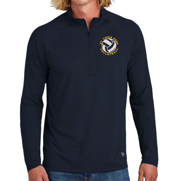 New Era Power 1/2 Zip - Embroidered Logo Thumbnail