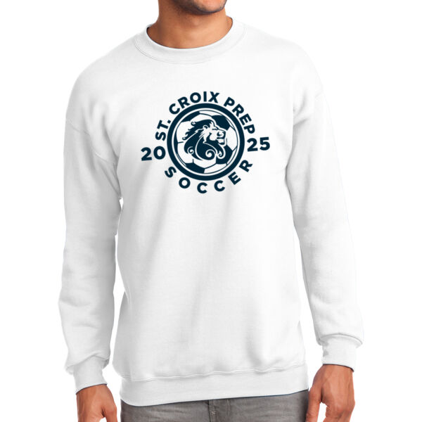 Port & Company Essential Fleece Crewneck Sweatshirt - Printed Logo Thumbnail