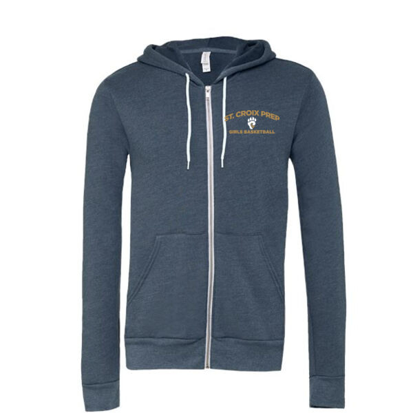 BELLA + CANVAS - Sponge Fleece Full-Zip Hoodie - Printed Logo Thumbnail