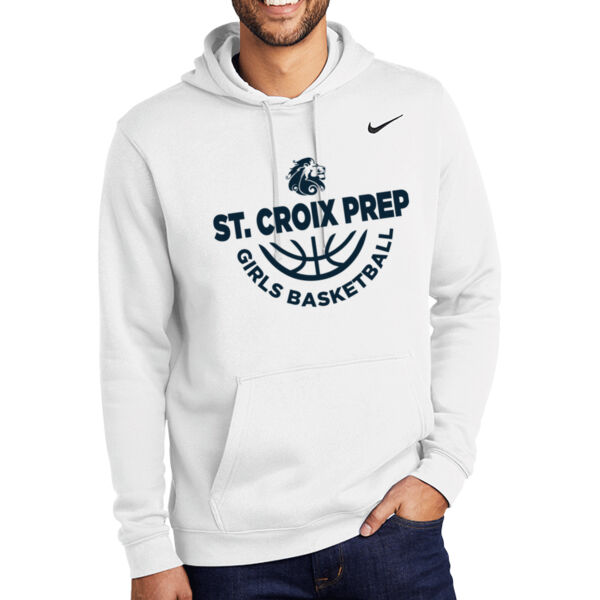 Nike Club Fleece Pullover Hoodie - Printed Logo Thumbnail