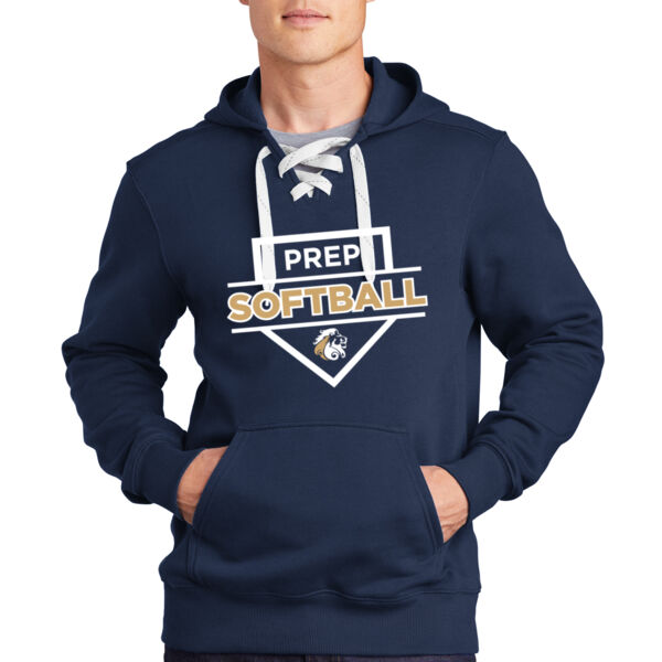 Sport-Tek Lace Up Pullover hooded Sweatshirt - Printed Logo Thumbnail
