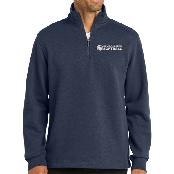 Port Authority Slub Fleece 1/4 Zip Pullover - Embroidered Logo Thumbnail