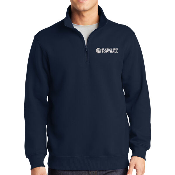Sport-Tek 1/4 Zip Sweatshirt - Embroidered Logo Thumbnail