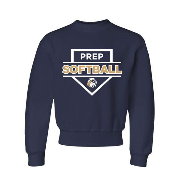 Jerzees NuBlend Youth Crewneck Sweatshirt - Printed Logo Thumbnail
