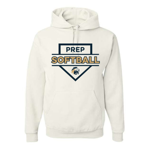 Jerzees NuBlend Hooded Sweatshirt - Printed Logo Thumbnail