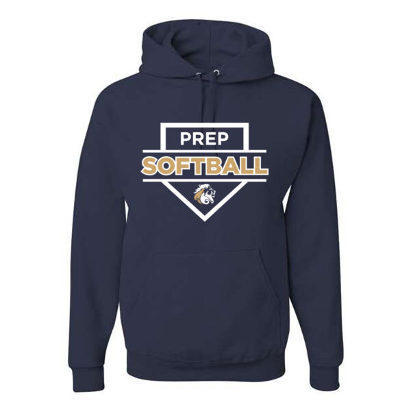 Jerzees NuBlend Hooded Sweatshirt - Printed Logo Thumbnail