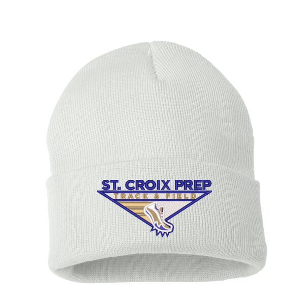 Sportsman 12" Solid Cuffed Beanie - Embroidered Logo Thumbnail