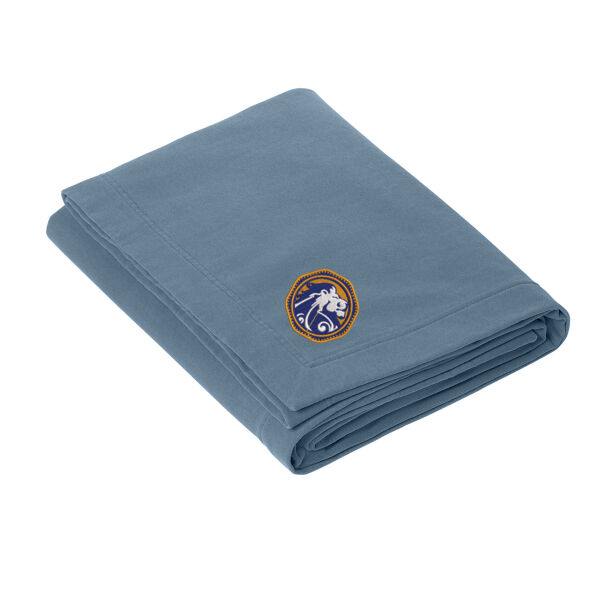Comfort Colors® Fleece Dorm Blanket - Embroidered Logo Thumbnail