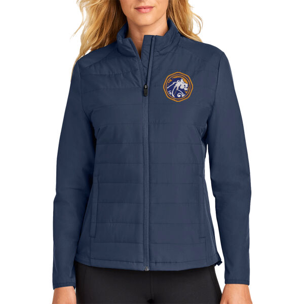Sport-Tek® Women’s Teknical Hybrid Jacket - Embroidered Logo Thumbnail
