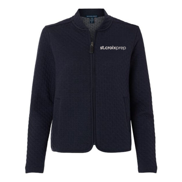 Women's Berkeley Textured Full-Zip Jacket - Embroidered Logo Thumbnail