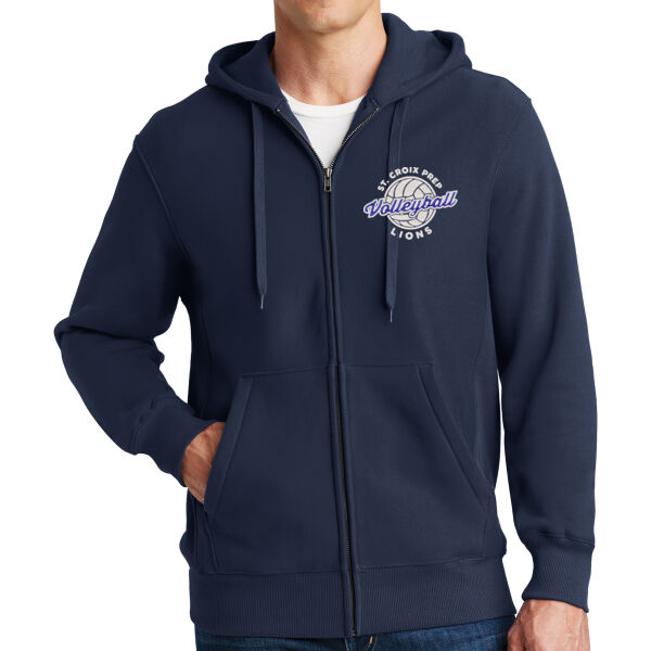 Sport-Tek® Super Heavyweight Full-Zip Hooded Sweatshirt - Embroidered Logo Thumbnail