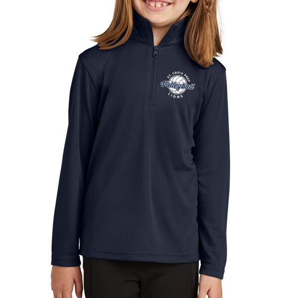 Sport-Tek® Youth PosiCharge ®Competitor™ 1/4-Zip Pullover - Printed Logo Thumbnail