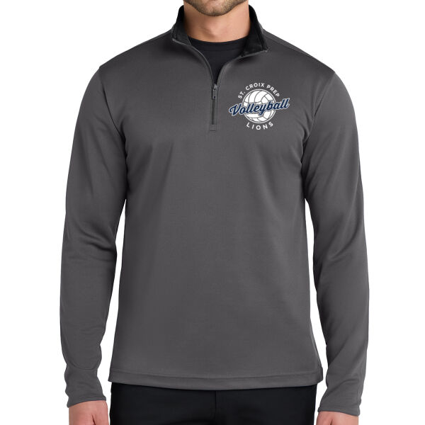 Port Authority® Silk Touch™ Performance 1/4-Zip - Printed Logo Thumbnail