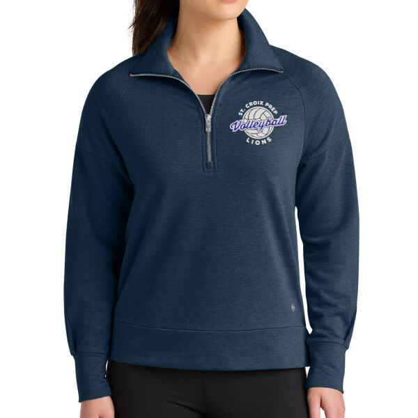 OGIO® Women’s Luuma 1/2-Zip - Embroidered Logo Thumbnail