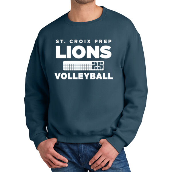 Jerzees Rugged™ Unisex Crewneck Sweatshirt - Printed Logo Thumbnail