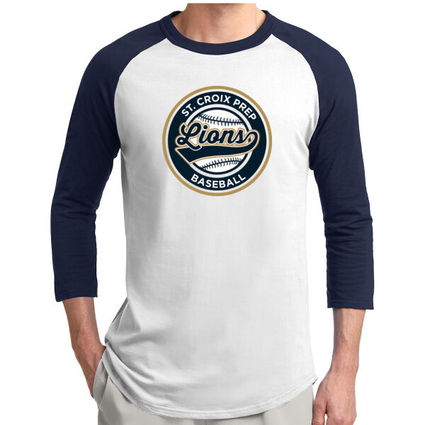 Sport-Tek® Colorblock Raglan Jersey - Printed Logo Thumbnail