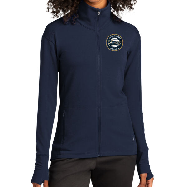 Sport-Tek® Women's Sport-Wick® Flex Fleece Full-Zip - Printed Logo Thumbnail