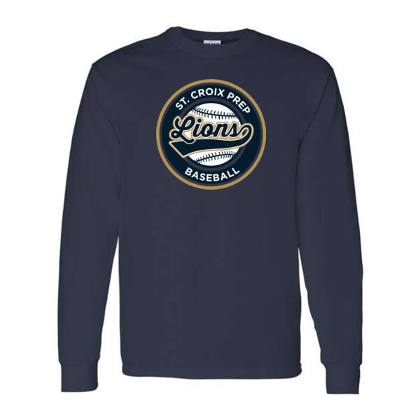 Unisex Heavy Cotton™ Long Sleeve T-Shirt - Printed Logo Thumbnail