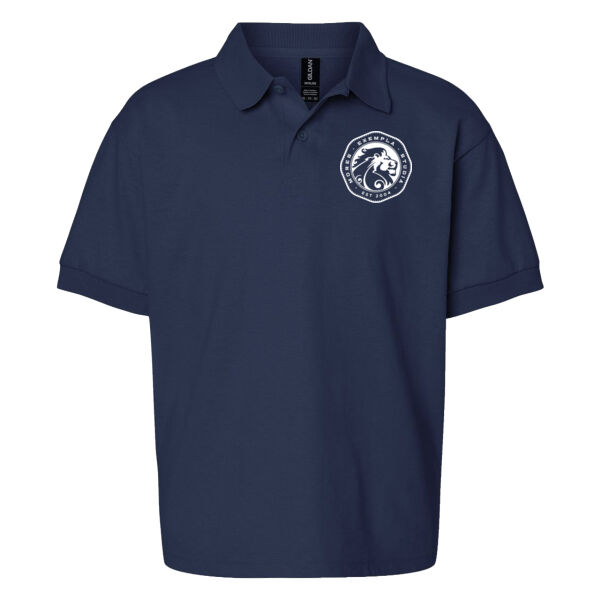 Gildan Youth DryBlend Jersey Polo - Printed Logo Thumbnail
