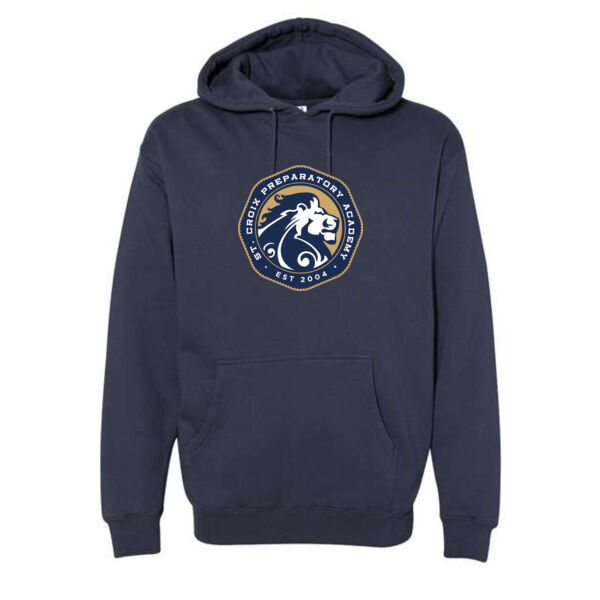 Independent Trading Co Unisex Heavyweight Hooded Sweatshirt - Printed Logo Thumbnail
