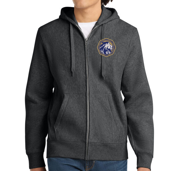 Sport-Tek Super Heavyweight Full-Zip Hooded Sweatshirt - Embroidered Logo Thumbnail