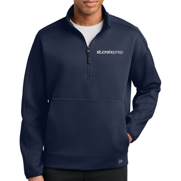 New Era Double Back 1/4-Zip - Embroidered Logo Thumbnail