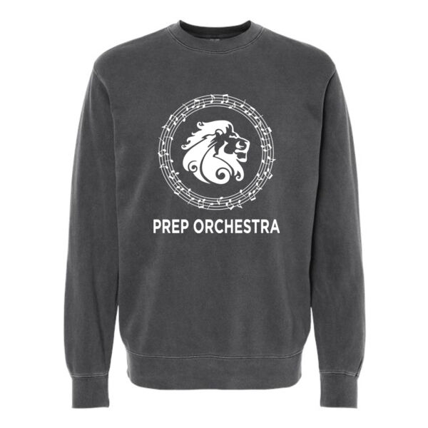 Independent Trading Co Unisex Midweight Pigment-Dyed Crewneck Sweatshirt - Printed Logo Thumbnail
