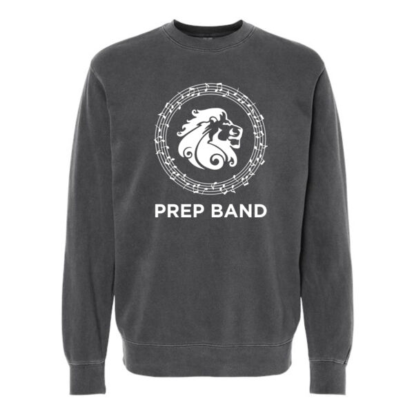 Independent Trading Co Unisex Midweight Pigment-Dyed Crewneck Sweatshirt - Printed Logo Thumbnail