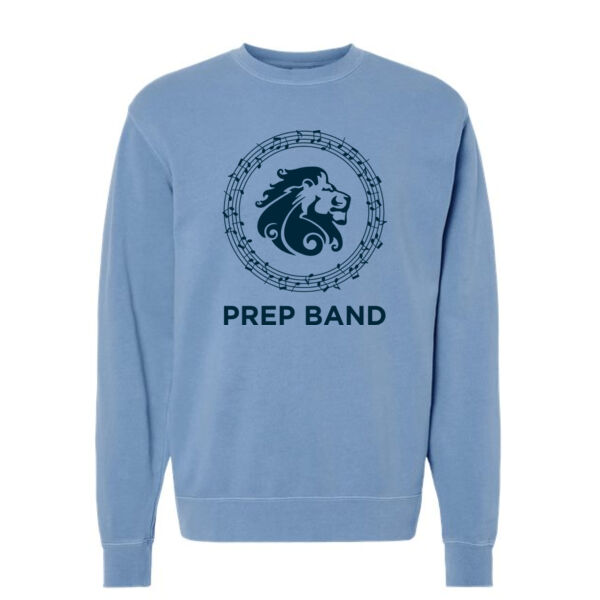 Independent Trading Co Unisex Midweight Pigment-Dyed Crewneck Sweatshirt - Printed Logo Thumbnail
