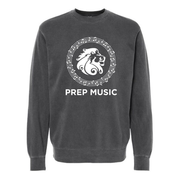 Independent Trading Co Unisex Midweight Pigment-Dyed Crewneck Sweatshirt - Printed Logo Thumbnail