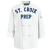 Eight Knot Button Chef Coat with Thermometer Pocket Thumbnail