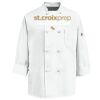 Eight Knot Button Chef Coat with Thermometer Pocket Thumbnail