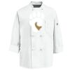 Eight Knot Button Chef Coat with Thermometer Pocket Thumbnail