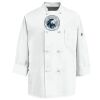 Eight Knot Button Chef Coat with Thermometer Pocket Thumbnail