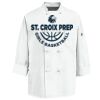 Eight Knot Button Chef Coat with Thermometer Pocket Thumbnail