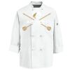 Eight Knot Button Chef Coat with Thermometer Pocket Thumbnail