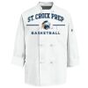 Eight Knot Button Chef Coat with Thermometer Pocket Thumbnail