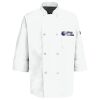 Button Chef Coat with Thermometer Pocket Thumbnail