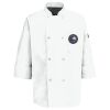 Button Chef Coat with Thermometer Pocket Thumbnail