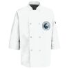 Button Chef Coat with Thermometer Pocket Thumbnail