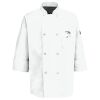 Button Chef Coat with Thermometer Pocket Thumbnail